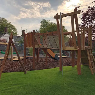 a wild climbing frame for kids