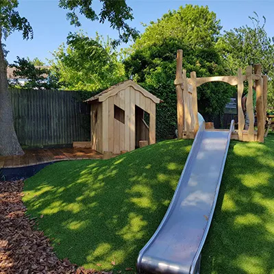 a long slide