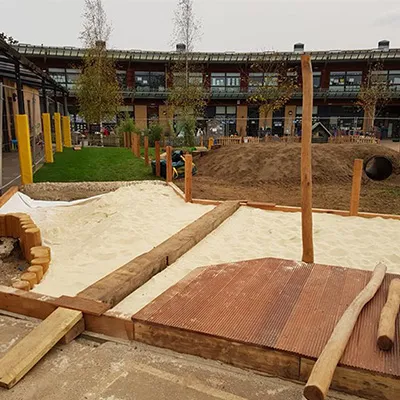 a sand pit
